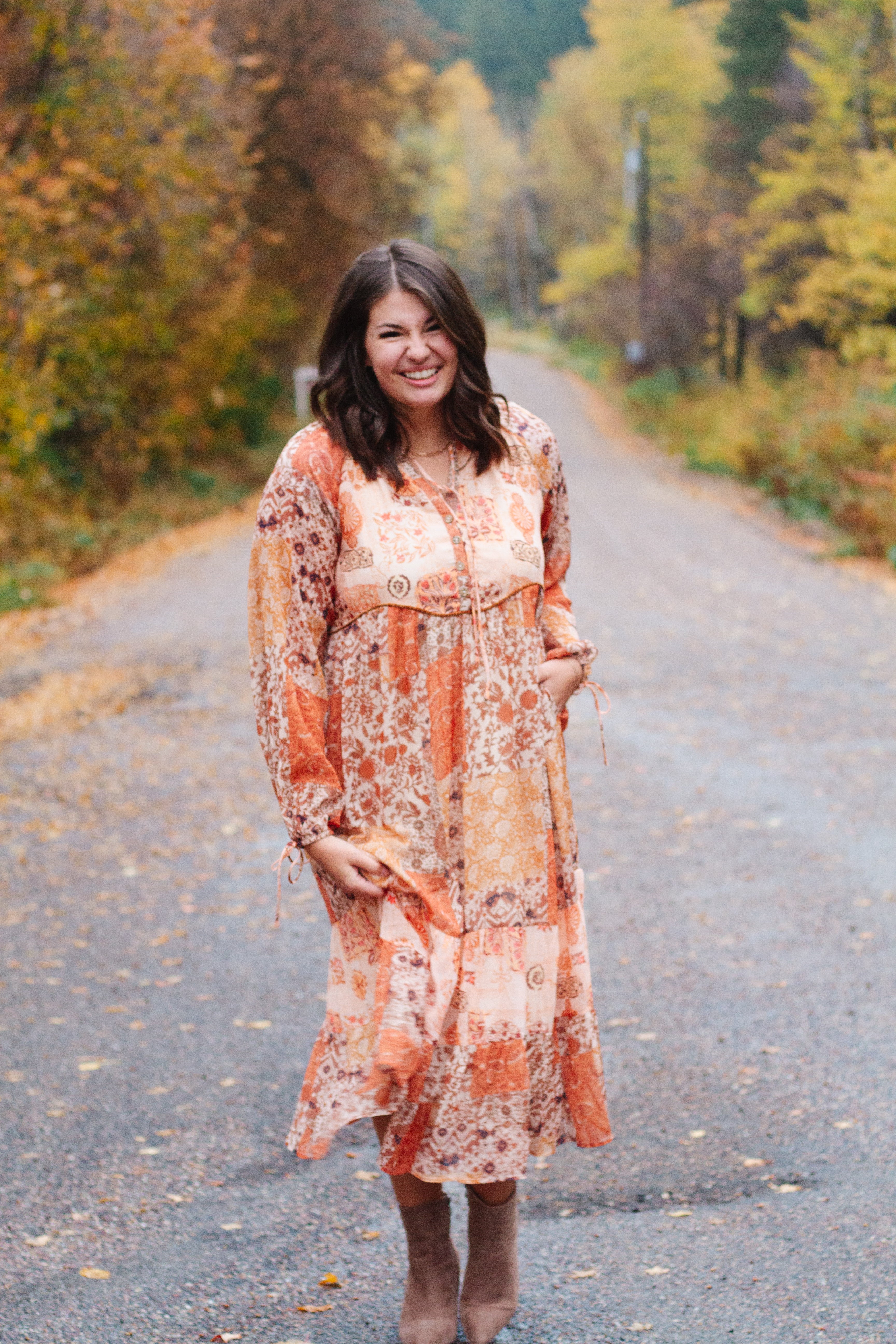 Sloane Patchwork Print Dress