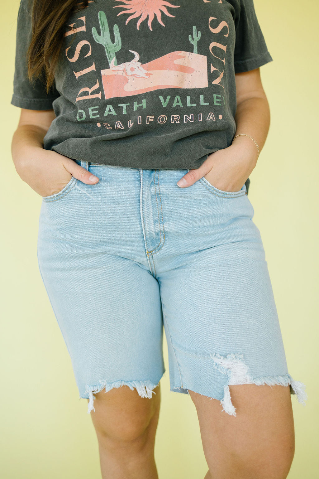 Jules Light Wash Bermudas